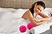 Loofah Bath Sponge XL 70g Set of 3 Tropical Colors by À La Paix -Soft Exfoliating Shower Lufa for Silky Skin -Long-Handle Mesh Body Poufs -Men and Women's Luffas -Soft Texture -Full Cleanse & Lather