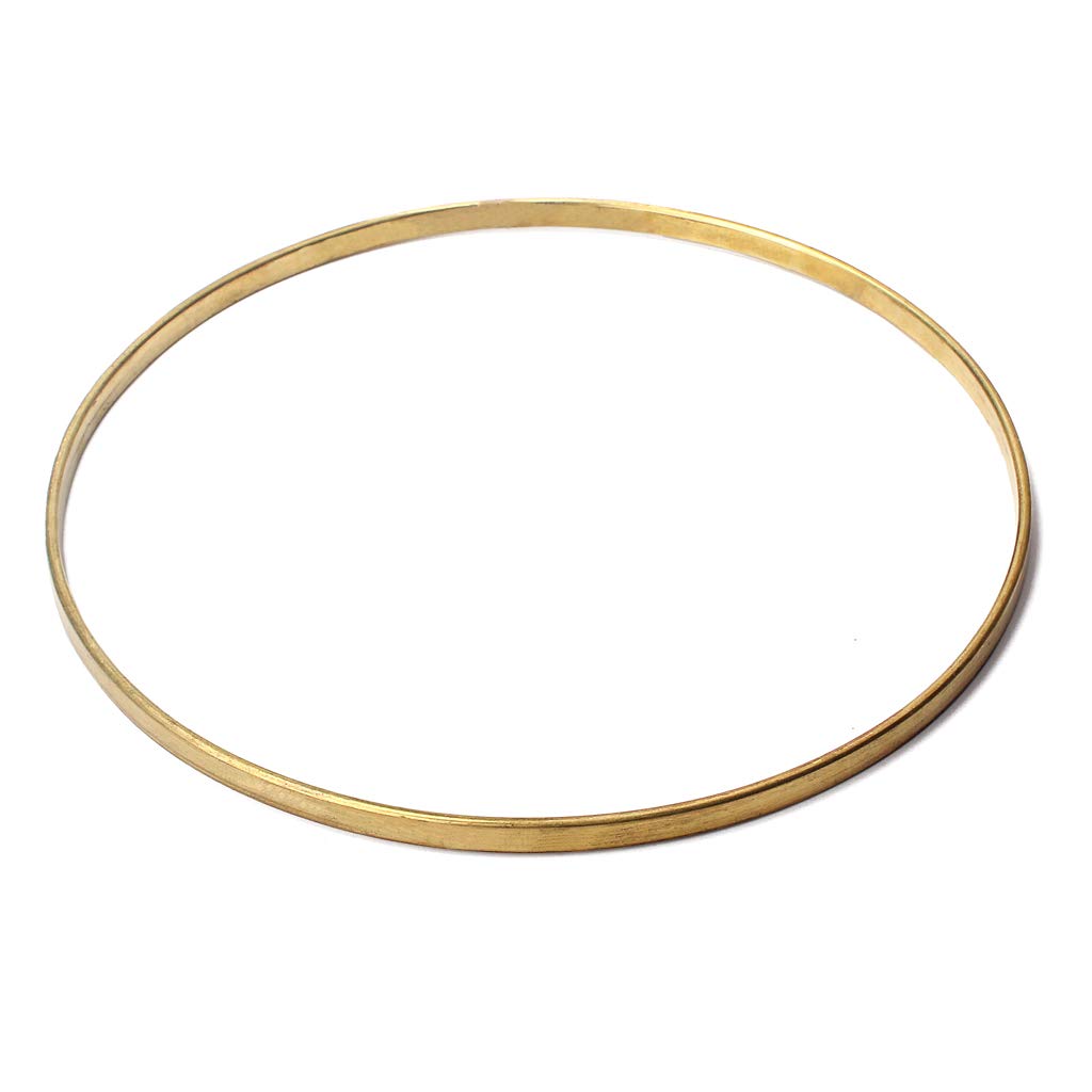 Alnicov Brass Plated Banjo Tension Hoop Banjo Flanges For Banjo Accessories 11 Inch