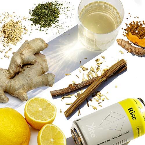 Kite; Organic Sparkling Adaptogenic Tea, 12 Pack 12oz Cans, Unsweetened