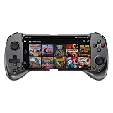 ShanWan Mobile Game Controller for iphone/Android with PHONE CASE Support, Bluetooth Wireless Gamepad - PS Remote Play, Xbox Cloud, Steam Link, GeForce NOW, MFi Arcade Games-Long Battery Life