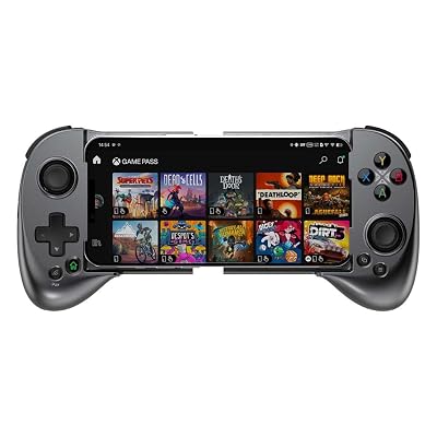 ShanWan Mobile Game Controller for iphone/Android with PHONE CASE Support, Bluetooth Wireless Gamepad - PS Remote Play, Xbox Cloud, Steam Link, GeForce NOW, MFi Arcade Games-Long Battery Life