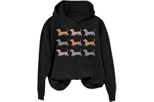 Lroplie Dachshund Sweatshirt Dachshund Mom Sweatshirt Dachshund Shirt Funny Crewneck Graphic Dachshund Mom Shirt