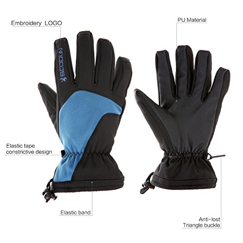 image for BOODUN Ski Gloves Winter Gloves Snow Gloves SnowBoard Gloves Skiing Gl