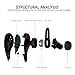 Wireless Bluetooth Headphones: Stalion Sound Stereo Sports Headset Universal for iPhone X 8 7 6s Plus Samsung Galaxy S8 S7 S6 Edge+ Note 8 (Jet Black/Cyan Blue)