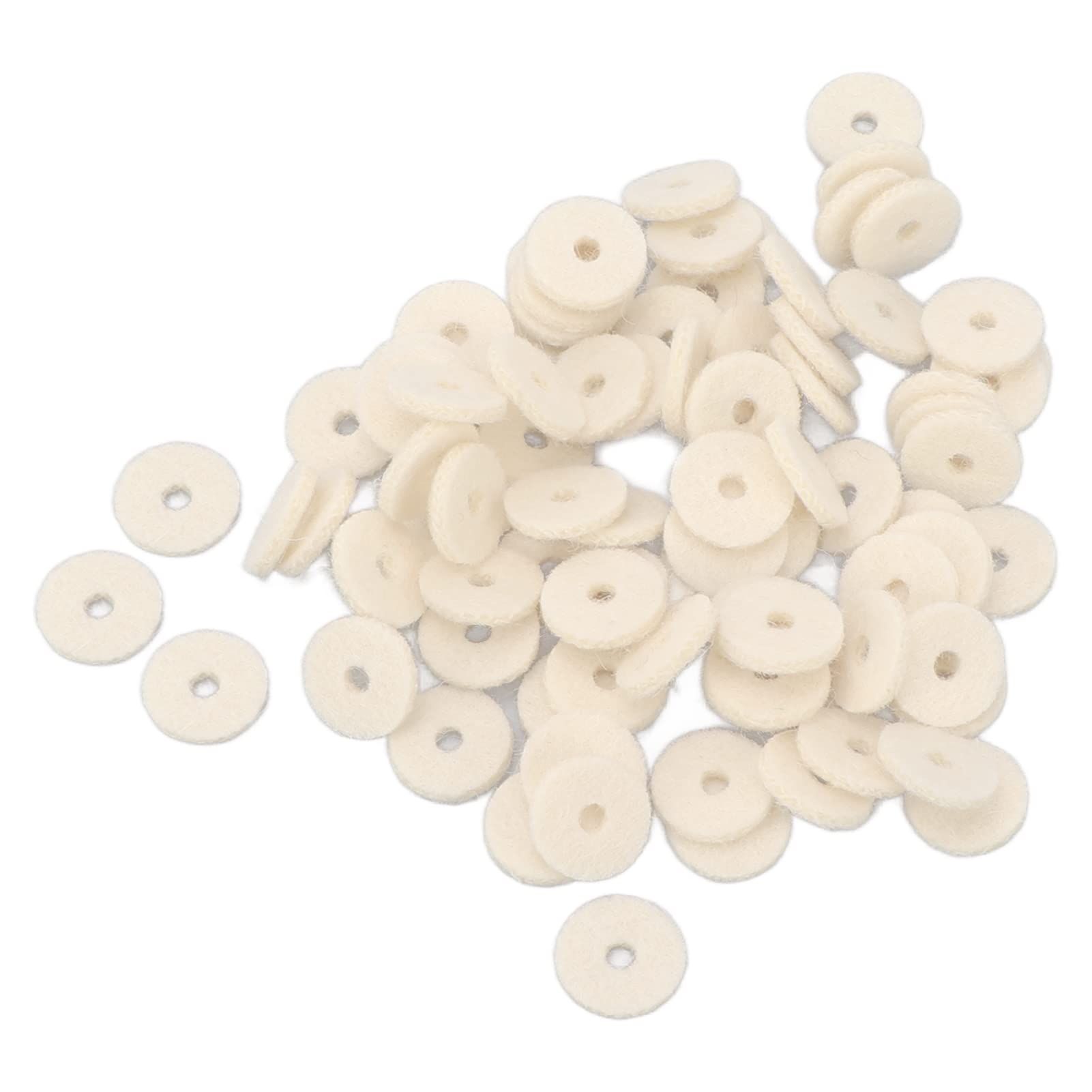 Piano Felt Washer, 2mm Thickness Piano Tuning Regulating Washer Repair Accessory Set Kit, 90Pcs