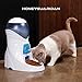 HoneyGuaridan A26 Automatic Pet Feeder Food Dispenser - Removable Food Container, Portion Control & Voice Recording - Timer Programmable 6-Meal for Dogs & Cats & Small Animals - Double Power Optional
