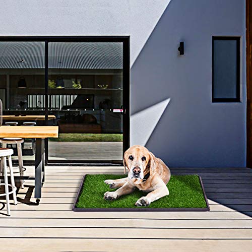 image for Giantex Dog Puppy Pet Potty Pad Home Training Toilet Pad Grass Surface