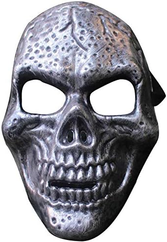 Lxj Halloween full face Skeleton warrior mask protection horror Mask CS Army fan Field mask Pirate