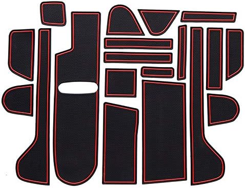 Amazon 適用 ホンダ ィッ Nボックス17 19 N Box Jf3 Jf4 Nbox室内 内装 ドレスアップ アクセサリー カ滑り止め ノンスリップ 収納スペース保護 赤 光沢のある白 レッド インテリアパネル 車 バイク