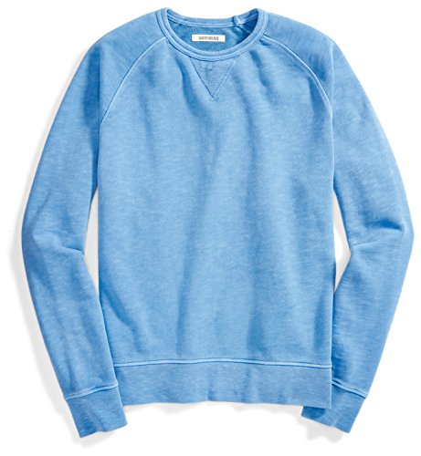 Goodthreads Men's French Terry Crewneck Sweatshirt, Blue Calm, X-Large