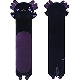 Sausudols Long Long Axolotl Plush, 43.3” Long Axolotl Body Pillow for Kids, Cute Axolotl Stuffed Animals for Girls, Soft Plushies Toy Gifts for Birthday Dark Purple