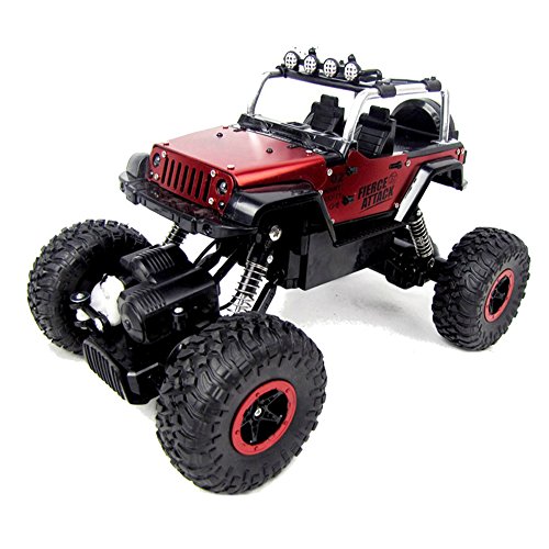 RC Cars,Rabing Rock Off-Road Racing Vehicle Crawler Truck 2.4Ghz 4WD High Speed 1:18 Radio Remote Control Buggy