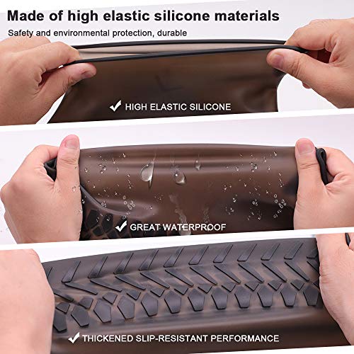 image for Nirohee Silicone Shoes Covers, Shoe Covers, Rain Boots Reusable Easy t