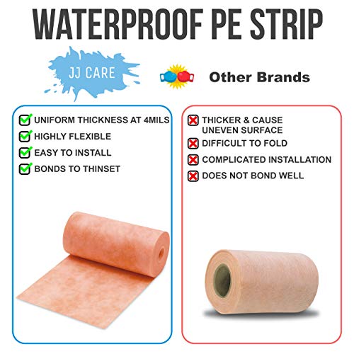 Waterproof Membrane 5 inches x 98.5 feet Waterproof Strip, Water