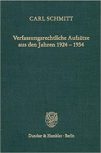 carl schmitt verfassungslehre carl schmitt verfassungslehre
