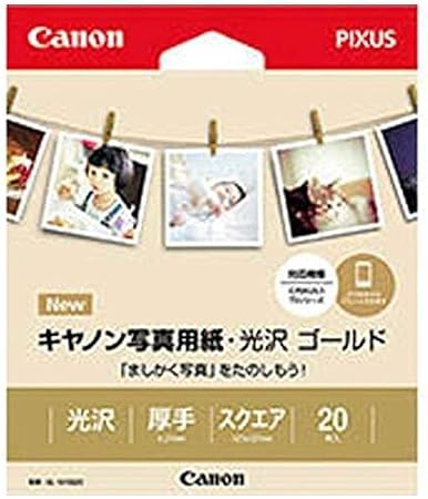 Amazon Canon 光沢ゴールド スクエアサイズ 枚 Gl 101sq インクジェット用紙 文房具 オフィス用品