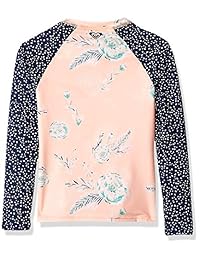Roxy - Rashguard de manga larga con cremallera para niñas