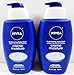 NIVEA Creme Moisture Moisturizing Body Wash - 25.4 oz Bottle - 2 Pack
