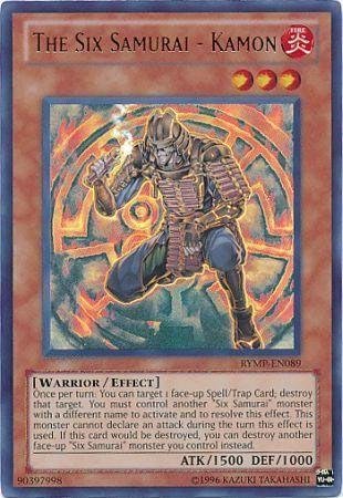 Yu-Gi-Oh! - The Six Samurai - Kamon (RYMP-EN089) - Ra Yellow Mega-Pack - Unlimited Edition - Ultra Rare