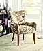 Coaster Home Furnishings Upholstered Accent Chair with Tapered Legs Multi-Color