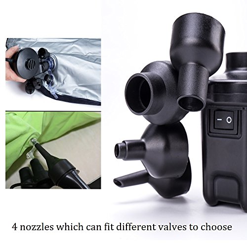 image for FMS Electric Portable Air Pump 12V DC/100-240V AC Quick-Fill Air Pump 