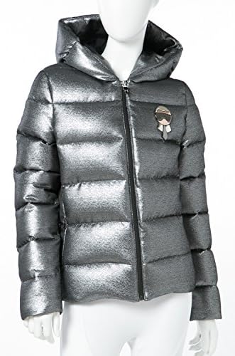 Amazon フェンディー Fendi ダウンブルゾン ダウンジャケット シルバー レディース Faa107 Say 並行輸入品 40 シルバー コート ジャケット 通販