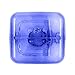 Geo Sports Bottles 1 Gallon BPA Free Reusable Leakproof Wide Mouth Sports Water Jug Bottle with Handle and 48mm Screw Cap (Dark Blue)
