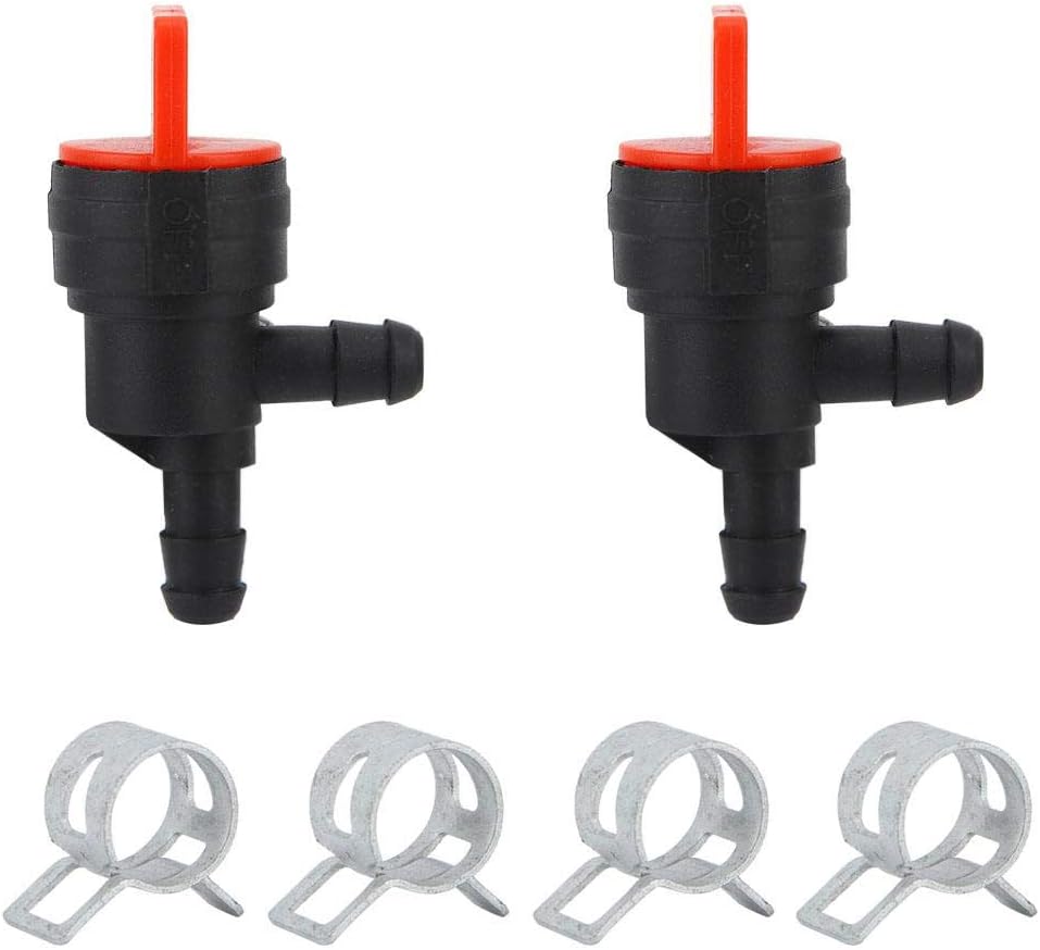 TOPINCN 2Pcs 90 Degree Fuel Shut Off Valve for 0.18-0.2Inch Fuel Line Fit for 698181 494539 697944 - Image 3