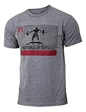 Jumpbox Fitness Republic of Reps - Men's Olympic Weightlifting Gray Triblend Workout Gym T-shirt