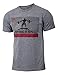 Jumpbox Fitness Republic of Reps - Men's Olympic Weightlifting Gray Triblend Workout Gym T-shirt
