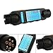 12V 7-Pin Trailer Tester Plug RV Connector Tester Plug Tool Socket Adapter for Trailer(European Specifications)