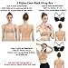 iMucci Professional Beige Clear Back Bra NO Sponge Backless Bra for Ballet Dance
