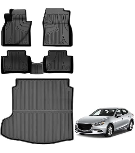 DrCarNow All Weather Floor Mats For Ford Explorer 2020-2026 - TPE Waterproof Full Set With Trunk Mat - View #9