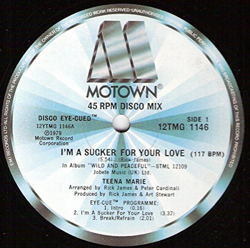 TEENA MARIE / I'M A SUCKER FOR YOUR LOVE