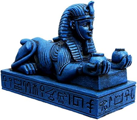 Atlantic Collectibles Ancient Egpytian Pharaoh Amenhotep III Sphinx Lion Body Decorative Figurine