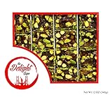 Luxury Pomegranate Chocolate Coated Turkish Delight w/ Double Pistachio – Fresh, Handcrafted Chocolates for Valentines Day!
