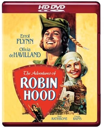 Amazon Com The Adventures Of Robin Hood 1938 Hd Dvd Errol Flynn Olivia De Havilland Basil Rathbone Claude Rains Patric Knowles Eugene Pallette Alan Hale Melville Cooper Ian Hunter Una O Connor Herbert Mundin