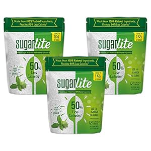 Sugarlite 50% Less Calories Sugar Pouch, 3 X 500 g
