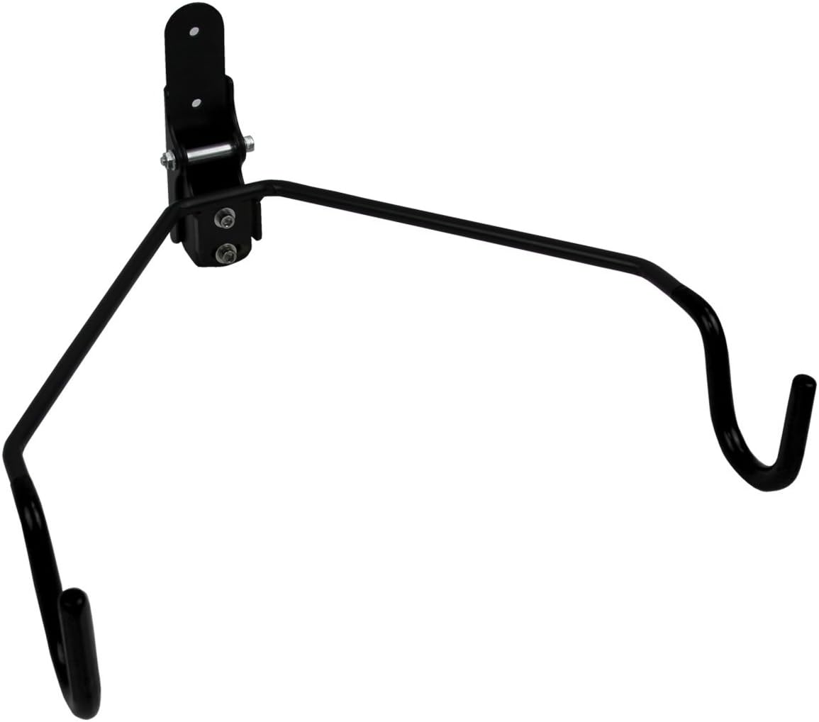 URBAN ZWEIRAD bicycle wall bracket, for hanging, space-saving, practical and foldable, garage wall mount metal bike shelf