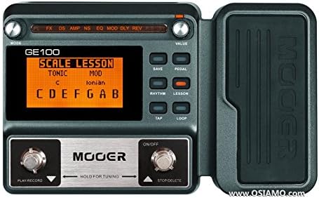 Mooer Audio GE100, Guitar Multi-Effects Processor with expression pedal
