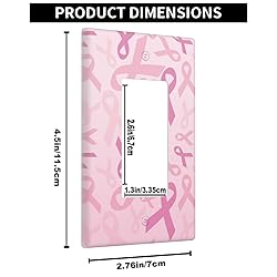Pznen Pink Robbin ‎Rocker Light Switch Plates
