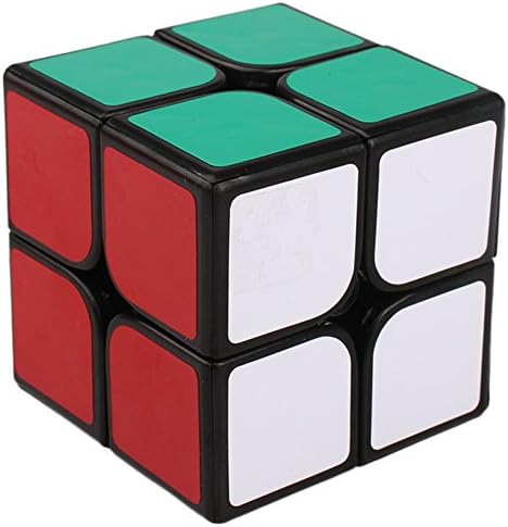 Willking 2x2 Speed Cube Magic Cube Puzzles Toys Black 50mm