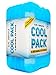 Healthy Packers Ice Packs for Lunch Bags - Original Cool Pack | Slim & Long-Lasting Reusable Ice Pack for Lunch Box, Lunch Bag and Cooler | Freezer Packs for Coolers (Set of 6)