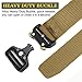 RONGQI 2Pack Tactical Belt,Military Style Quick Release Belt,1.5