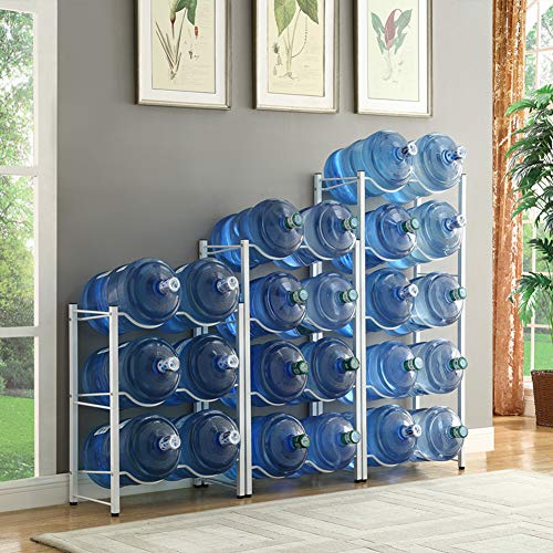 Whiidoom MultiTier 5 Gallon Water Bottle Rack Heavy Duty Collapsible