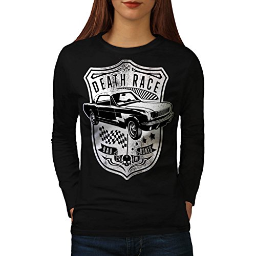 Death Race Bad Bones Women NEW S Long Sleeve T-shirt | Wellcoda