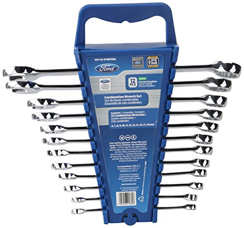Ford 12-Piece Combo Wrench Set Metric