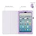 Case for All-New Amazon Fire HD 10 Tablet (7th / 9th Generation, 2017 / 2019 Release), Fingic Luxury Sparkly Folding Stand Cover with Stylus Holder Auto Wake/Sleep Smart Case for Fire HD 10.1 , Purple
