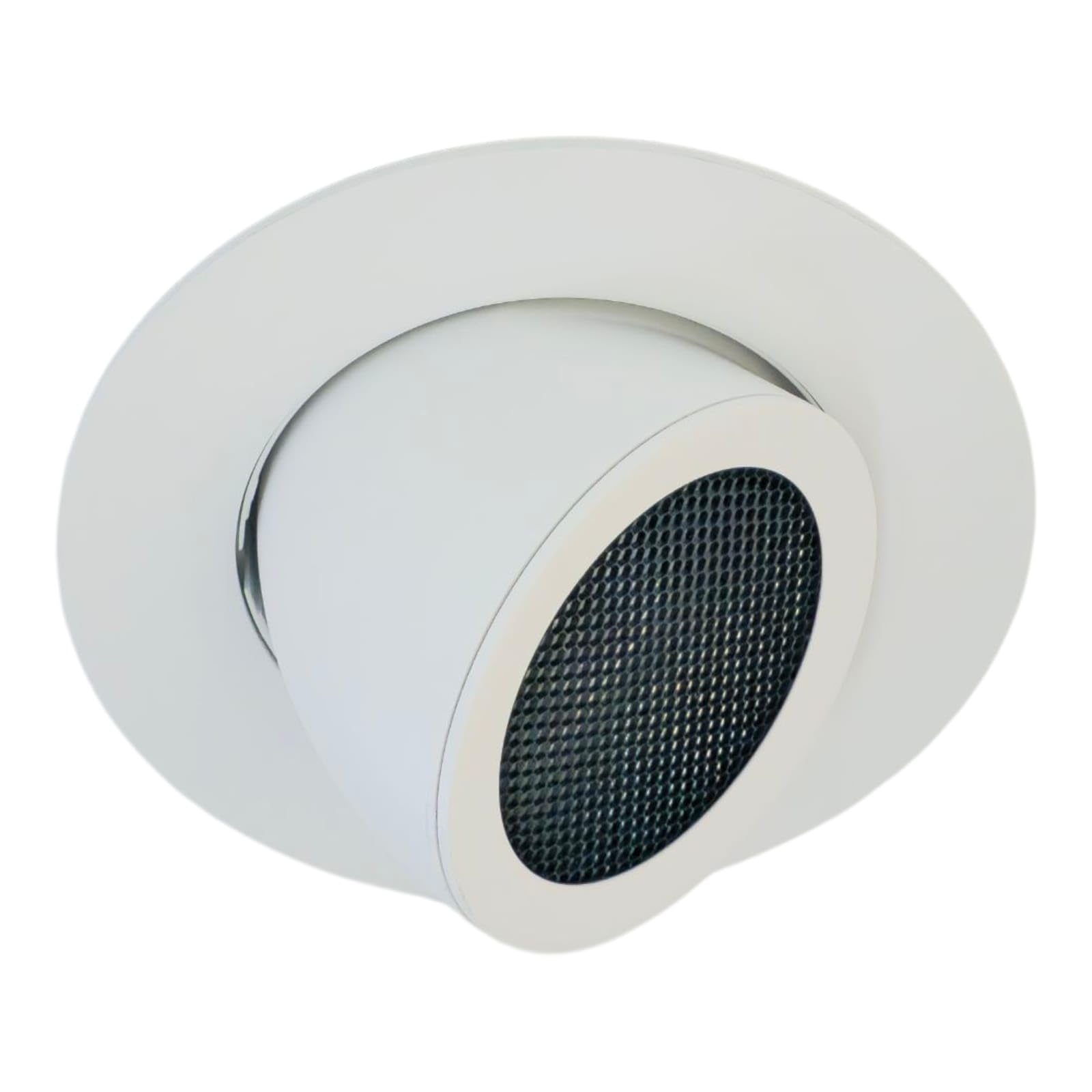 UKEW Directional Recessed Ceiling Spotlight - 38W Anti Glare LED Downlight 60 Degree Tiltable Recessed Ceiling CCT Non-Dimmable Spot Lights - Retail Showcase Products Wallwasher Light Fitting