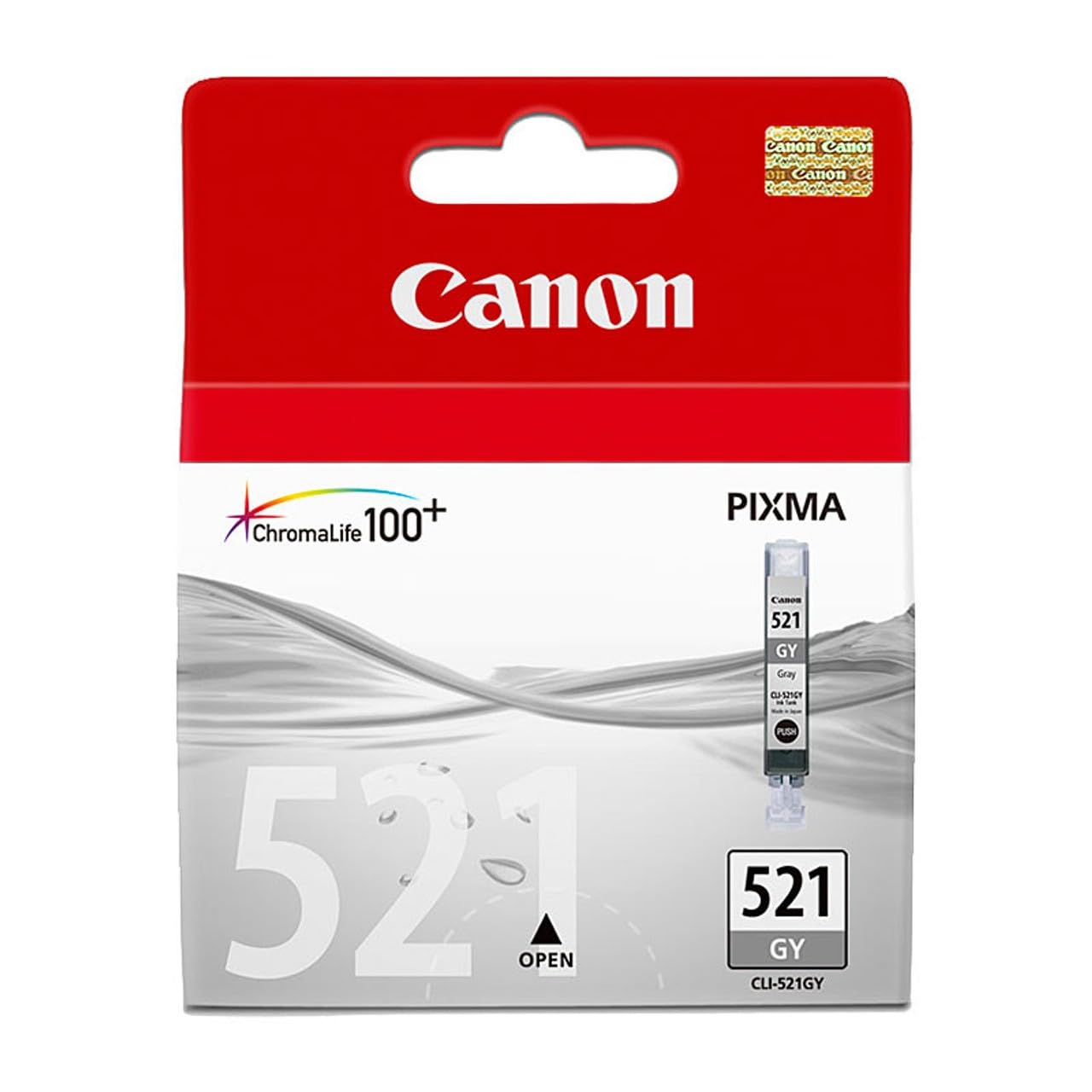 Canon Genuine Original CLI521 (CLI-521GY) Grey ink cartridge for Pixma MP980 MP990 Printers — image 1